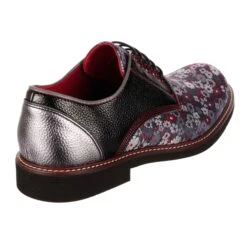 Oscar -Masquerade Shoes 0147 01AE 3 Oscar Bed Of Roses Irregular Choice Mens Black Grey Silver Floral Occasion Shoes 233e3721 9e3e 4a6f 9e68 c91ac74c3130