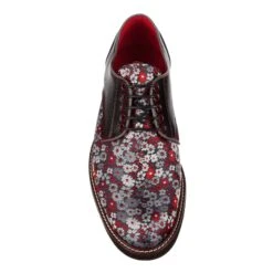 Oscar -Masquerade Shoes 0147 01AE 4 Oscar Bed Of Roses Irregular Choice Mens Black Grey Silver Floral Occasion Shoes f01048f8 b63e 463e aad2 e1db8591a206