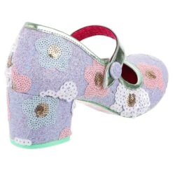 Spoilt Rotten -Masquerade Shoes 3908 04G 3 Spoilt Rotten Iconic Irregular Choice Block Heel Mary Jane Shoes