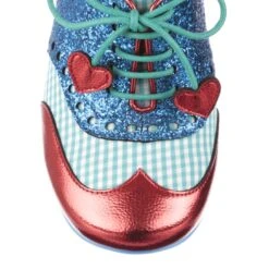 Clara Bow -Masquerade Shoes 3908 08AK 5 Clara Bow Iconic by Irregular Choice Lace Up Block Mid Heels c1b5bdd8 63a3 42ea 9df6 78f725125d82