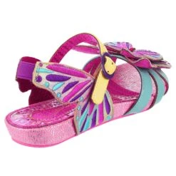 IRREGULAR CHOICE Butterfly Brilliance -Masquerade Shoes 3911 26A 3 Butterfly Brilliance Irregular Choice Flat Sandals