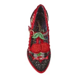 Cherry Glaze -Masquerade Shoes 4076 08C 4 Cherry Glaze Irregular Choice Black Cherry T Bar Mid Heel Shoes 650e99f7 5db8 49cd bdb4 0e8e17c96850