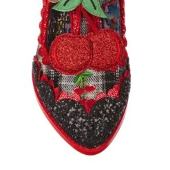 Cherry Glaze -Masquerade Shoes 4076 08C 5 Cherry Glaze Irregular Choice Black Cherry T Bar Mid Heel Shoes 63a1adb6 9a46 455d acdc 3e7bd605dbf3