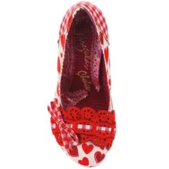 Make My Day -Masquerade Shoes 4135 02AL 4 Make My Day Irregular Choice Red Gingham High Heel abbe3864 4cc9 461c 83b1 423a75e1afa8