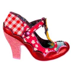 IRREGULAR CHOICE Duck You -Masquerade Shoes 4135 69A 2 Duck You Irregular Choice Red T Bar High Heel Shoes bdd7277a e226 4c85 a868 4d828723735a