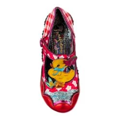 IRREGULAR CHOICE Duck You -Masquerade Shoes 4135 69A 4 Duck You Irregular Choice Red T Bar High Heel Shoes d69e2d2e d1a6 4927 952c 424af061bf98