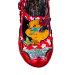 IRREGULAR CHOICE Duck You -Masquerade Shoes 4135 69A 5 Duck You Irregular Choice Red T Bar High Heel Shoes 5f9fb0f2 b0a9 4ba6 8e41 ae92b5300505