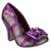 Just In Time Wide Fit -Masquerade Shoes 4135W 50H 1 Just In Time Iconic by Irregular Choice Metallic Purple Slip On High Heel Shoes 6c5c78d6 9c13 4a0b 968d 0586603d2d25