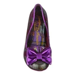 Just In Time Wide Fit -Masquerade Shoes 4135W 50H 4 Just In Time Iconic by Irregular Choice Metallic Purple Slip On High Heel Shoes 0e9f3f07 8ee5 43be b121 38a8ca77583a