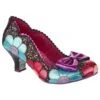 IRREGULAR CHOICE Daisy Daisy -Masquerade Shoes 4136 92C 1DaisyDaisyIrregularChoiceBlackGlitterMidHeels 0ac5e206 9ebc 46f9 8b93 81386591be27