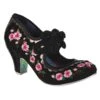 IRREGULAR CHOICE Cherry Blossoming -Masquerade Shoes 4255 90A 1 Cherry Blossoming Irregular Choice Mid Heel Shoes