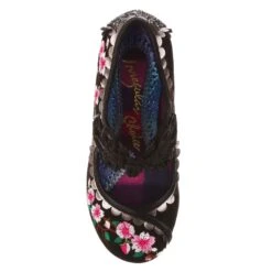 IRREGULAR CHOICE Cherry Blossoming -Masquerade Shoes 4255 90A 4 Cherry Blossoming Irregular Choice Mid Heel Shoes