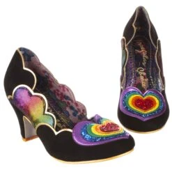 Masquerade Shoes 32 IRREGULAR CHOICE Rainbow Of Love