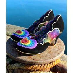 IRREGULAR CHOICE Rainbow Of Love 28 IRREGULAR CHOICE Rainbow Of Love -Masquerade Shoes 4255 98A rainbows love