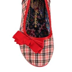 Palm Cove Wide Fit -Masquerade Shoes 4255W 08V 5 Palm Cove Iconic by Irregular Choice Preppy Check Mid Heels 568a87c6 cb0b 4d58 8025 64d14a7b30d4