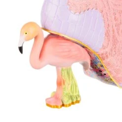 IRREGULAR CHOICE Roseus -Masquerade Shoes 4299 02D 6 Roseus Iconic by Irregular Choice Flamingo Concept Heel Pink Sparkly Boots