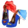 Who Needs Capes? -Masquerade Shoes 4330 14A 9a Who Needs Capes Irregular Choice Justice League Wonder Woman Superman Cape High Heels f11b3b41 4d6f 48a2 b236 bf7caa08b4dd