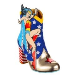 Stronger Together -Masquerade Shoes 4404 32A 1 Stronger Togther Irregular Choice Justice League Wonder Woman Superman High Heel Ankle Boots dab3b3d3 9b73 4ff0 b59d 7f79bc3e07c6