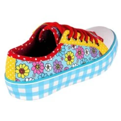 Gingham Surprise 24 Gingham Surprise -Masquerade Shoes 4485 18F 3 Gingham Suprise Irregular Choice Evil Daisy Low Top Trainers