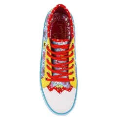 Gingham Surprise 25 Gingham Surprise -Masquerade Shoes 4485 18F 4 Gingham Suprise Irregular Choice Evil Daisy Low Top Trainers