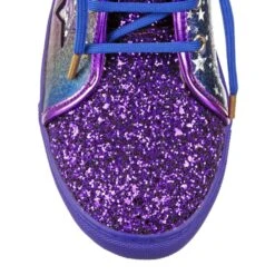 IRREGULAR CHOICE Lunar Eclipse -Masquerade Shoes 4515 19A 4 Lunar Eclipse Irregular Choice Lace Up High Top Irridescant Rainbow Trainers