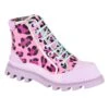 Dinosaur Stomp -Masquerade Shoes 4544 02F 1 Dinosaur Stomp Iconic By Irregular Choice Pink Leopard Flat Ankle Boots 9b412996 5f2d 4f8e 9693 e3156a09c57c