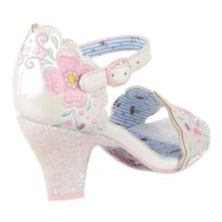 Posie Picking -Masquerade Shoes 4561 07G 3 Posie Pickings Iconic by Irregular Choice Bridal White Heeled Strappy Sandals a0f9b054 de4e 4359 bf23 cc7888ce7a3e