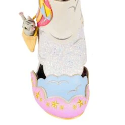 IRREGULAR CHOICE Up Up And Miaow Away -Masquerade Shoes 4606 05A 5 Up Up and Miaow Away Irregular Choice Cat Hot Air Balloon Mid Heel Boots