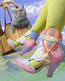 IRREGULAR CHOICE Up Up And Miaow Away -Masquerade Shoes 4606 05Aupup miaowaway