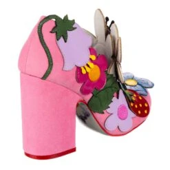 IRREGULAR CHOICE Pollen Pal -Masquerade Shoes 4644 04A 3 Pollen Pal Irregular Choice Pink Flower Block High Heel Shoes 8f12325d 151b 4717 9736 241d35170411