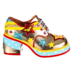Amazonian Warrior 25 Amazonian Warrior -Masquerade Shoes 4648 04A 2 Amazonian Warrior Irregular Choice Justice League Wonder Woman Lace Up Chunky Heel Platform Shoes 871b79c4 f38e 4999 96ea e172bf46fa46
