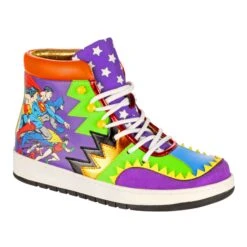Masquerade Shoes -Masquerade Shoes 4656 05A 1 To The Rescue Irregular Choice Justice League DC Comics Villains versus Superheroes High Top Trainers 38f0ec1a b365 4ef7 9ed2 da9d7c231457