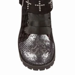 Bounce About -Masquerade Shoes 4662 01C 5 Bounce About Iconic by Irregular Choice Black Flat Ankle Boots 9dc4bb71 dadc 47ce 9178 4387437ca5c9