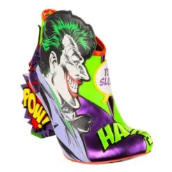 Deadly Duo -Masquerade Shoes 4673 01A 1 Deadly Duo Irregular Choice Justice League Batman The Joker Concept Heel Ankle Boots 281f32ac e782 4fea 8e22 6fe012052c9f