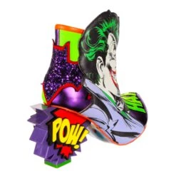 Deadly Duo -Masquerade Shoes 4673 01A 3 Deadly Duo Irregular Choice Justice League Batman The Joker Concept Heel Ankle Boots 238f10d1 34db 4005 b42d b9377693d66b
