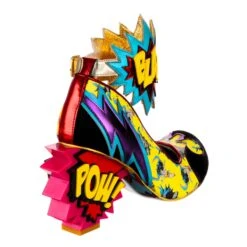 Kaboom 19 Kaboom -Masquerade Shoes 4673 02B 3 Kaboom Irregular Choice Justice League Pop Art Bam Pow Concept Heel High Heels 1746fc35 1313 438d 9cb9 8ada894c453a