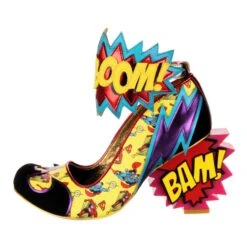Kaboom 20 Kaboom -Masquerade Shoes 4673 02B 9 Kaboom Irregular Choice Justice League Pop Art Bam Pow Concept Heel High Heels 3ffd7657 eca0 4533 b3fd 9979435b9a6a