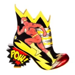 Chasing Justice -Masquerade Shoes 4674 01A 2 Chasing Justice Irregular Choice Justice League The Flash Pop Art Concept Heel Ankle Boots c44b628f 48f9 4018 8989 7d033ab6b4d5