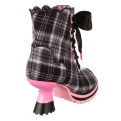 IRREGULAR CHOICE Best Of My Love -Masquerade Shoes 4684 01C 3 Best Of My Love Irregular Choice Pink and Black Tartan Boots 28f724a6 4867 4a64 b2a5 7dfbc2d02877