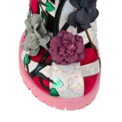 IRREGULAR CHOICE Garden Fence -Masquerade Shoes 4688 01A 5 Garden Fence Irregular Choice Bird Concept Heel Floral High Heel Boots 4451f39d a474 4916 9795 ecf75e79f509