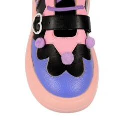 Spooky Kuromi -Masquerade Shoes 4708 01A 5 Spooky Kuromi Irregular Choice X Sanrio Halloween Pastel Goth Chunky Platform Ankle Boots