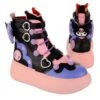 Spooky Kuromi 1 Spooky Kuromi -Masquerade Shoes 4708 01A 6 Spooky Kuromi Irregular Choice X Sanrio Halloween Pastel Goth Chunky Platform Ankle Boots