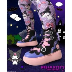 Spooky Kuromi -Masquerade Shoes 4708 01A spooky kuromi 1