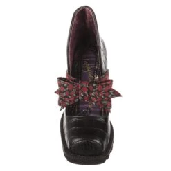 IRREGULAR CHOICE Aw Shucks -Masquerade Shoes 4710 02A 4 Aw Shucks Irregular Choice Black SquaretoeCurvy High Heels jpg