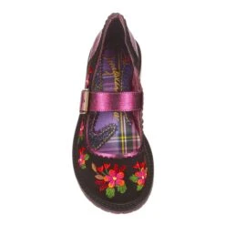 IRREGULAR CHOICE Hilltop House 25 IRREGULAR CHOICE Hilltop House -Masquerade Shoes 4712 02C 4 Hilltop House Irregular Choice Red Green Mary Jane Flat Shoes