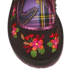 IRREGULAR CHOICE Hilltop House 26 IRREGULAR CHOICE Hilltop House -Masquerade Shoes 4712 02C 5 Hilltop House Irregular Choice Red Green Mary Jane Flat Shoes