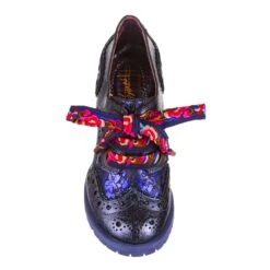 IRREGULAR CHOICE Glitter Grunge 25 IRREGULAR CHOICE Glitter Grunge -Masquerade Shoes 4731 01B 4 Glitter Grunge Irregular Choice 90 s Floral Lace Up Blue Glitter Block High Heels 29633216 5e49 4303 9c1b 78802064d4aa