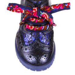 IRREGULAR CHOICE Glitter Grunge 26 IRREGULAR CHOICE Glitter Grunge -Masquerade Shoes 4731 01B 5 Glitter Grunge Irregular Choice 90 s Floral Lace Up Blue Glitter Block High Heels 52061665 4e0d 4352 aa77 068a504d0e13