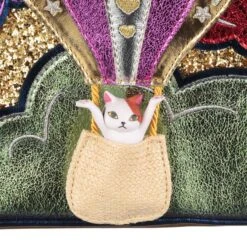 Gone In A Whisker Bag -Masquerade Shoes B214 04B 4 Gone In A Whisker Bag Irregular Choice Cat Hot Air Balloon Handbag