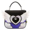 Can Heartly Wait Bag 2 Can Heartly Wait Bag -Masquerade Shoes B226 01B 1 Can Heartly Wait Bag Irregular Choice Heart Wings Black Purple Handbag 8f4a29ec d139 41a7 9c97 ccb91b016184